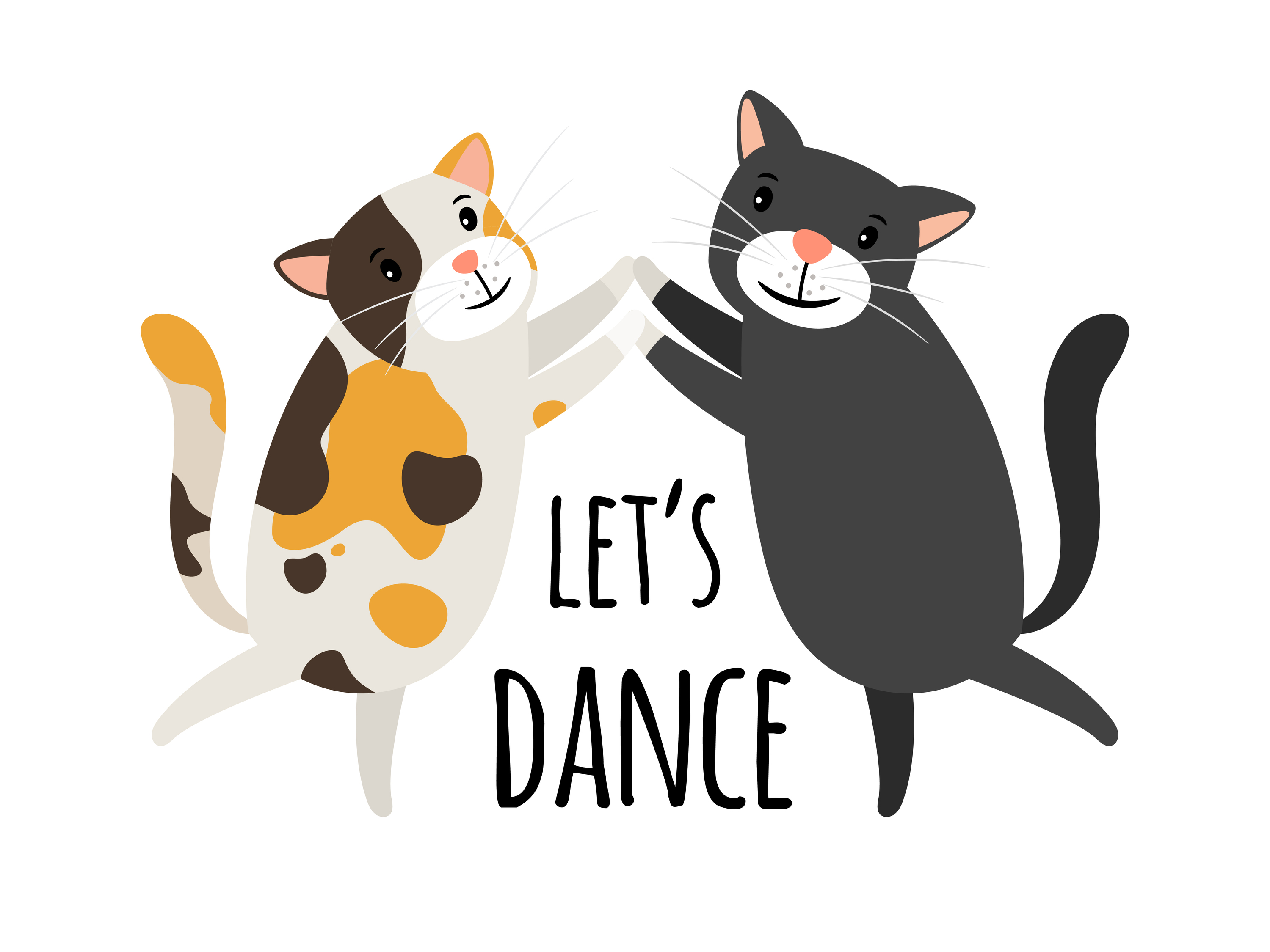 moving dancing cat